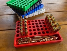 Reloading Tray / Block 50 Case Capacity - Multiple Sizes & Colors Available