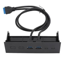 5.25 Inch Front Panel USB Hub,USB Hub with USB3.0 Ports,2 Port USB 3.0 Hub fo...