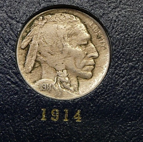 1914 Buffalo Nickel - VF / Very Fine  (S3)