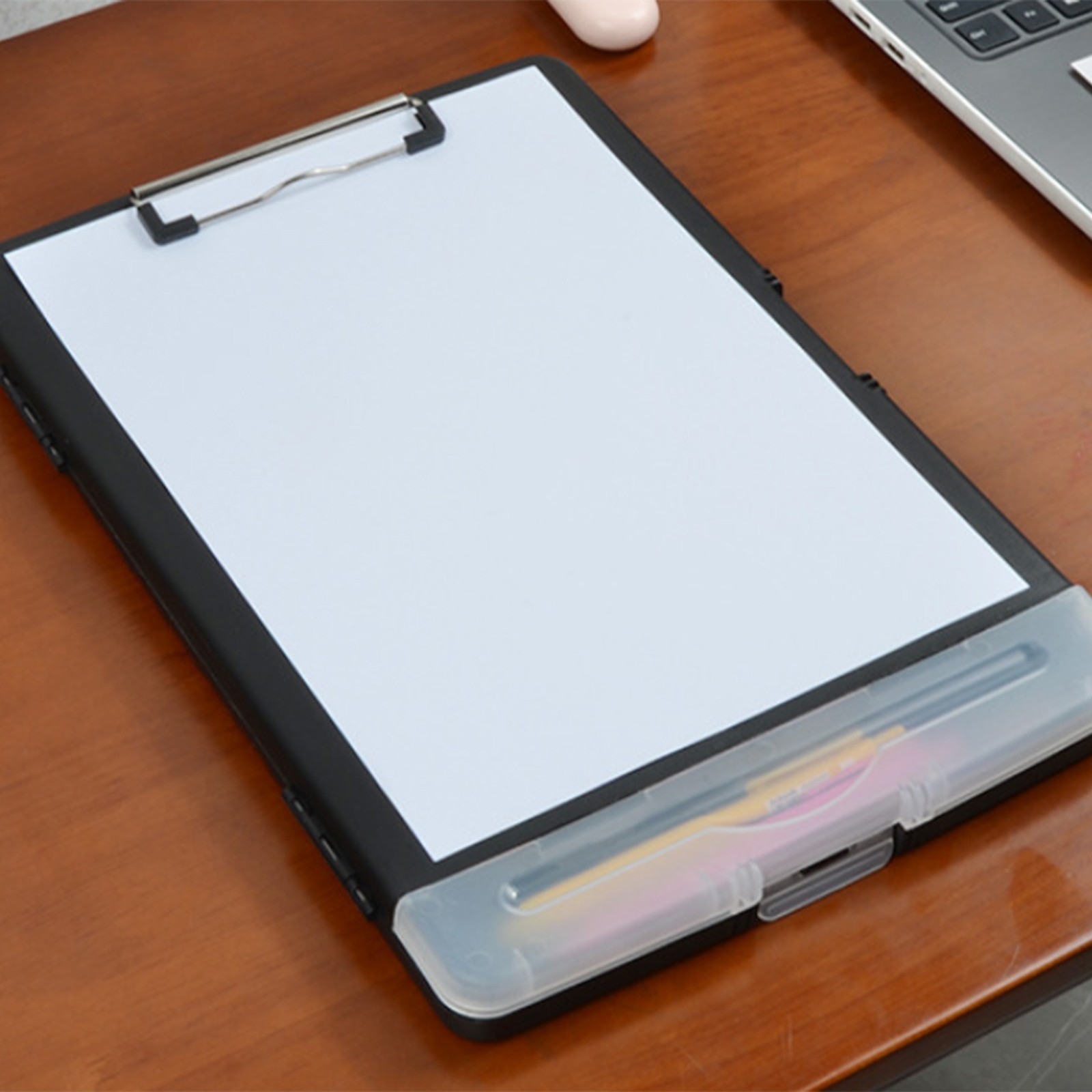 A4 File Storage Clipboard 2 In 1 Metal Clip Rustproof Folder Nursing Clipboard W