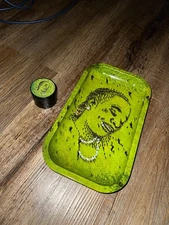 young thug merch - rolling tray and grinder set