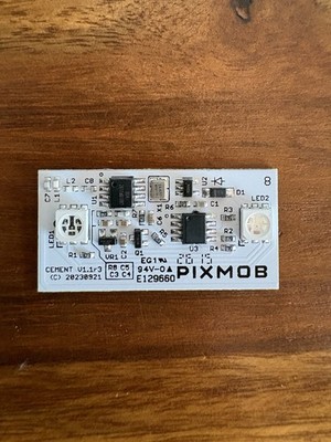 PixMob Wave2 Concert Wristband Bare PCB Circuit Board Component Harvesting & DIY