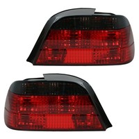 RüCkleuchten Klarglas Heckleuchten FüR BMW E38 Limo Bj. 1994-2001 Rot/Schwarz