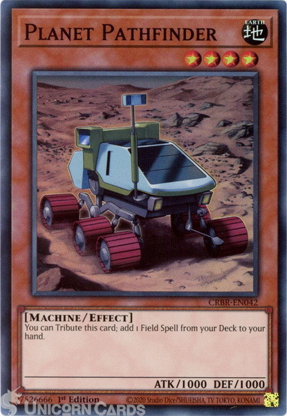 CRBR-EN042 Planet Pathfinder : Super Rare 1st Edition YuGiOh Card