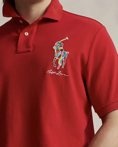 Polo Ralph Lauren Rainbow Big Pony Short Sleeve Classic Fit Work Mesh Shirt XXL - Picture 9 of 12