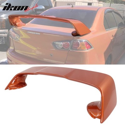Fits 08-17 Mitsubishi Lancer EVO Style Rear Trunk Spoiler Wing Painted #M08 Glow