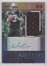 2019 Panini Illusions First Impressions Memorabilia 164/199 Will Grier Auto uk2
