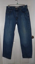 Mens Levis 569 Jeans Size 34x34 Loose Fit Straight Leg - 1104
