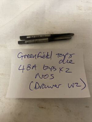 4 BA Taps X 2 - Greenfield Tap And Die Co USA - NOS- ENGINEERING