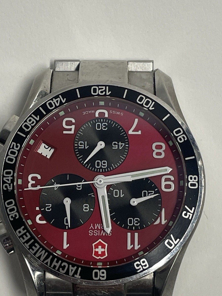 Victorinox Swiss Army Watch Men's 241148 Chrono Classic Bordo Nice