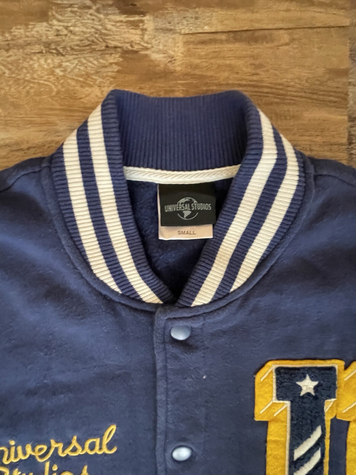 Small Universal Studios Bomber Jacket Blue/White - image 4