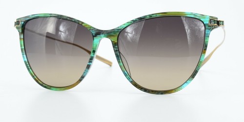 SALT. Sonnenbrille NIA SSG Polarized Cat-Eye Turquoise Acetate Titan 58-16 142 - Picture 3 of 10