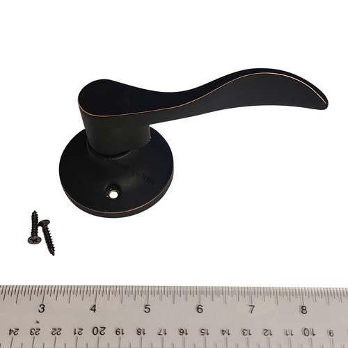 Lever Door Lock All Types Entry Privacy Passage or Stationary ORB Wave Handle - Picture 30 of 30