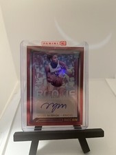 2021-22 Recon Miles McBride True Potential Signatures Red Rookie Auto RC 21/99