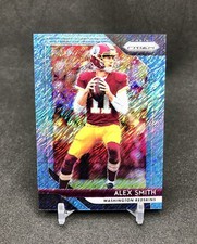 2018 Prizm Alex Smith /9 BLUE SHIMMER PRIZM SSP No. 1 (9/9) LOTL BOOKEND 📈📈