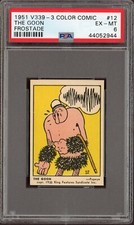1951 Star Weekly V339-3 Color Comic #12 GOON from POPEYE (PSA 6 EX/MT) Frostade