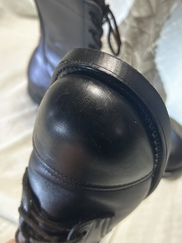 VTG Biltrite Black Leather Captoe Vietnam Combat Boots Size 11.5R Z41.1-1967/75 - Picture 9 of 20