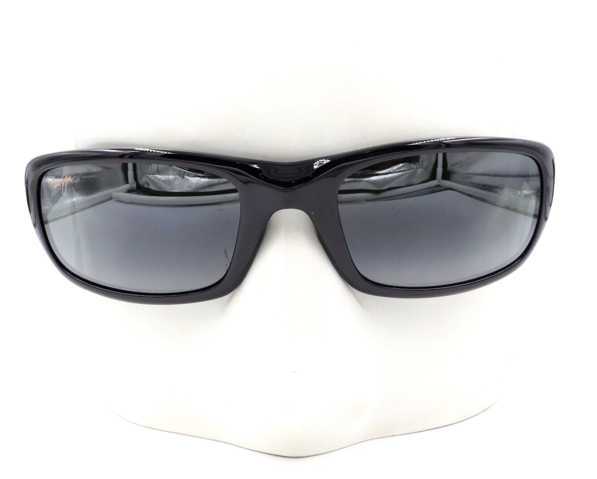 Maui Jim Sunglasses Stingray Black Frame Grey Polarized MJ0103S-001 56-21-125 Maui Jim Stingray MJ 103 02 Black Frame + Grey Lens  main image 4