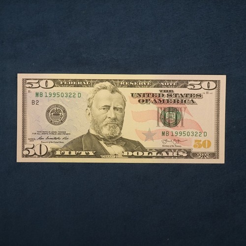 2013 $50 US Birthday/Anniv Bill March 2, 1995, MB19950322D - Free Shipping USA - Picture 1 of 4