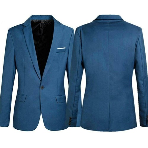 Blazer de moda para hombre, chaquetas ajustadas, traje, HSJ88 _ -  AliExpress Mobile