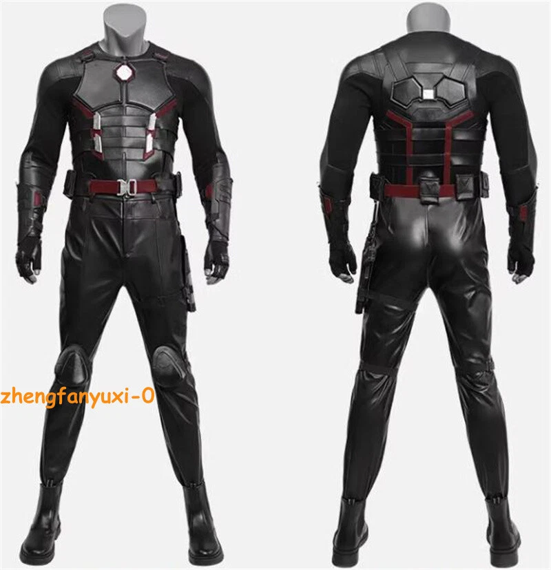 Conjunto completo de roupas fantasia cosplay Deadpool 3 lâminas colete masculino calças sapatos Halloween - Imagem 4 de 4