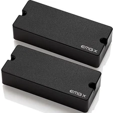 EMG 35DCX X Series Active Dual Coil Bass Pickup Set (ceramic) - black