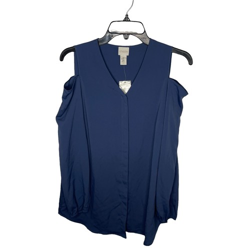 Top Tankini Speedo Donna - Scollo A V Con Laccetti - Blu Royal Taglia M