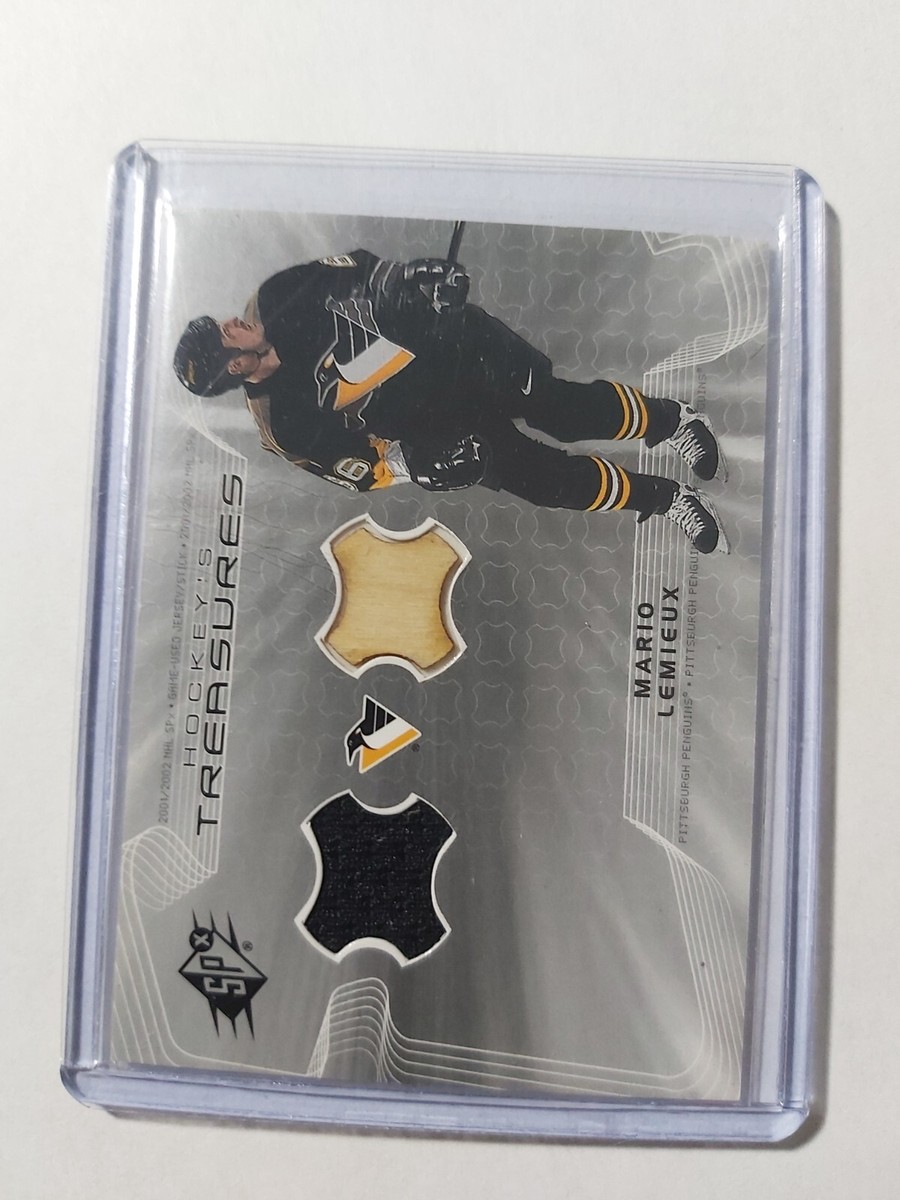 2001-02 Upper Deck SPX Mario Lemieux Hockeys Treasures Stick 2001-02 Upper Deck SPX Mario Lemieux Hockeys Treasures Stick