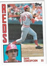 1984 Topps #55 Dave Concepcion Cincinnati Reds
