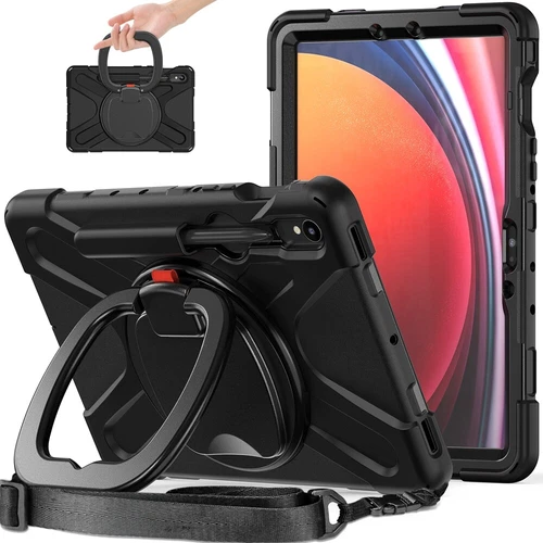 For Samsung Galaxy Tab S9 Ultra S9 Plus S8 Rotating Shockproof Carry Tablet Case - 第 17/89 張圖片