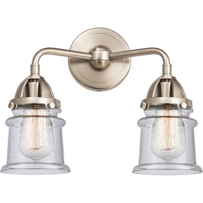 Innovations Lighting 288-2W-SN-G184S-LED Nouveau 2 Small Canton
