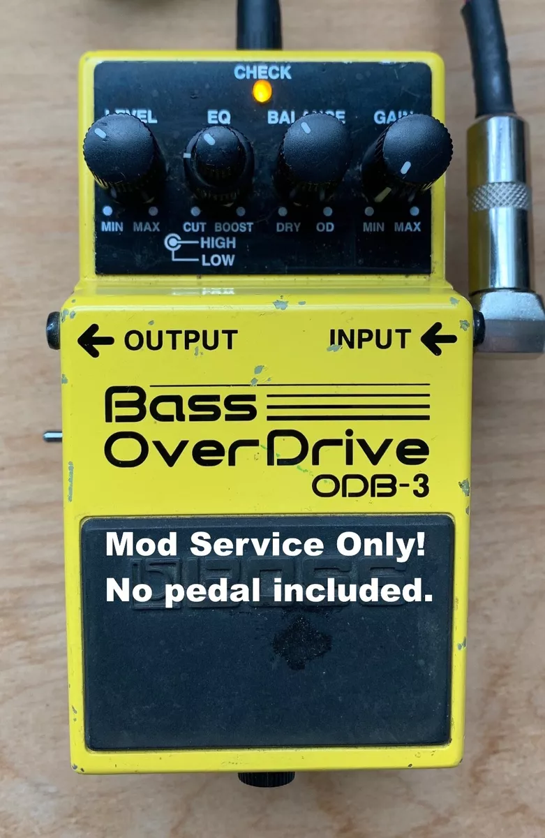 Modify your Boss ODB-3 Bass Overdrive Alchemy Audio Mod Service