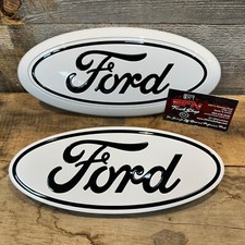 2024 Ford F150 Custom Painted Ford Front Rear Emblem Oval Set Any Oem Colors