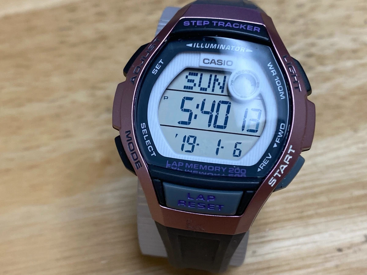 Casio LWS 2000H 3467 Lady Digital Quartz Alarm Chrono Step Tracker
