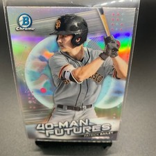 2021 Bowman Chrome Baseball #FMF-18 Patrick Bailey 40-Man Futures Giants