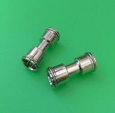(10 Pcs) F Double Quick Male To Male Connector - Usa Seller