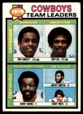 1979 TOPPS;. TONY DORSETT/TONY HILL/BENNY BARNES/HARVEY MARTIN/RANDY WHITE .