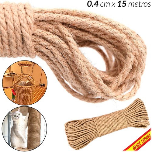 Corde Tressée Imitation Chanvre - 26 Mm - Crossfit, Grimper, Décoration, Sparte