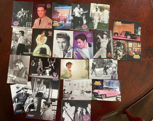  ELVIS PRESLEY LOT OF 22 CARDS  VG-EX PLUS