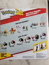 Pokemon Battle Figure 10 Pack Multi  Character Action fIgure Set 2- 4" +Pikachu