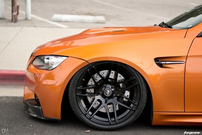 19 Forgestar F14 SUPER DEEP CONCAVE Wheels fit BMW E92 E90 M3 19x9.5 19x11 Black