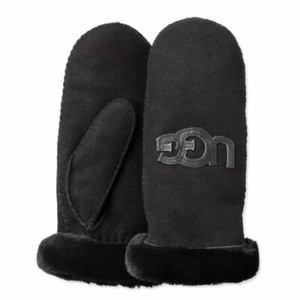 black ugg mittens