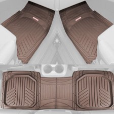 Motor Trend 3pc Car Rubber Floor Mats For All Weather Protection Semi Custom Fit Motor Trend 3pc Car Rubber Floor Mats For All Weather Protection Semi Custom Fit