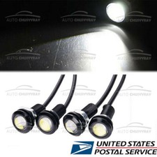 2 Pair Small White 6000k Led Lights Dome Motorcycle-chopper-bobber Signal Lights 2 Pair Small White 6000k Led Lights Dome Motorcycle-chopper-bobber Signal Lights