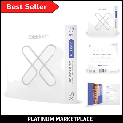 D Addario XS Phosphor Bronze Saiten - glattes Tragegefühl & unübertroffene Stimmstabilität