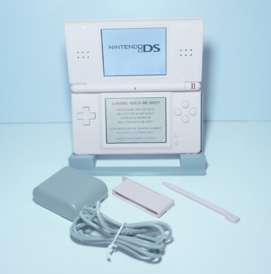 Nintendo DS Lite Soft Cherry Blossoms Pink Handheld System with