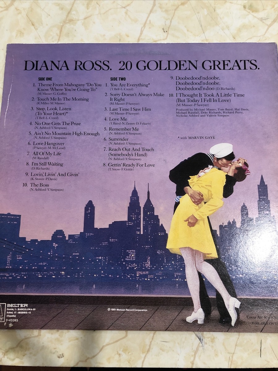 Diana Ross 20 Golden Greats レコード Diana Ross 20 Golden Greats Greatest Hits NM Vinyl LP/VG +