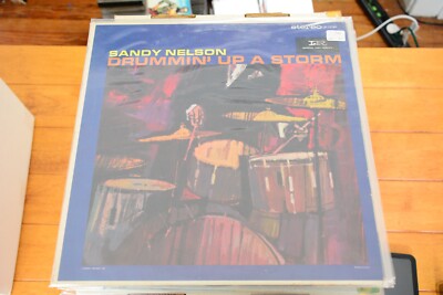 SANDY NELSON ''DRUMMIN UP A STORM'' LP 12'' VINYL RECORD IMPERIAL STEREO DRUMS