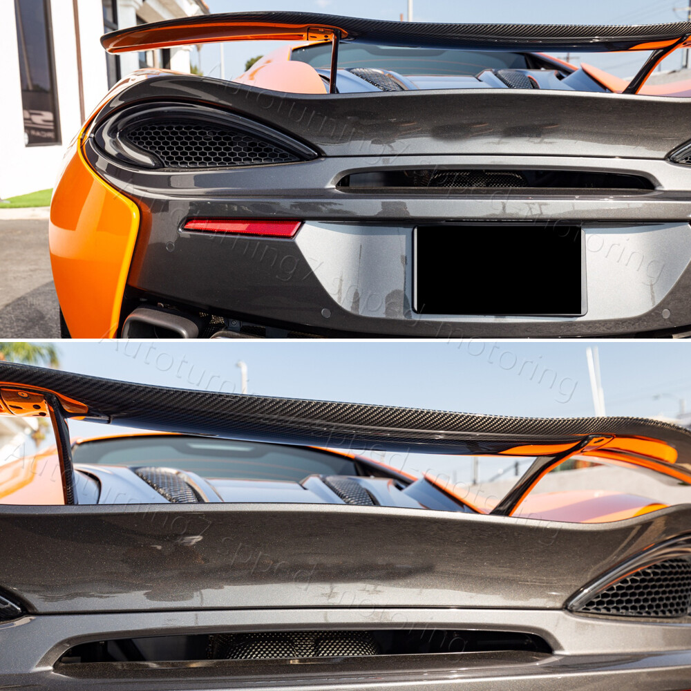 For McLaren 540C 570S 2015-2019 Real Carbon Hatch Rear Trunk Spoiler Boot Wing