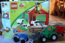 Ville Kleiner Bauernhof 4686 in OVP mit 2 Traktoren von Lego Duplo